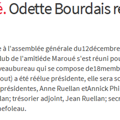 Articles de presse